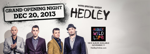 Hedley at Hard Rock Casino Grand Opening Vancouver
