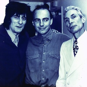 John with Rolling Stones Ronnie Wood & Charlie Watts rolling-stones-ronnie-wood-charlie-watts-john-green